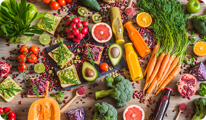 Vegane Lebensmittel Vegan ernähren